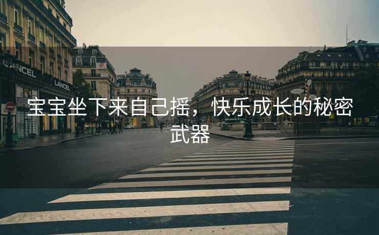 宝宝坐下来自己摇，快乐成长的秘密武器